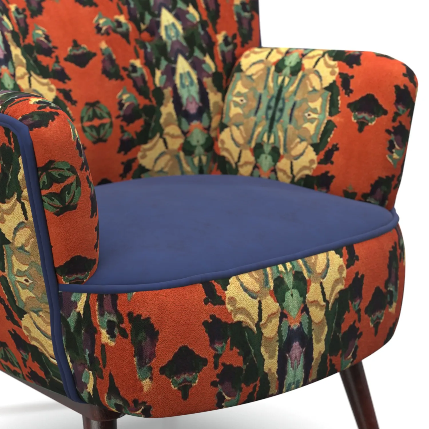 Velvet Tanya Petite Accent Chair PBR 3D Model_05